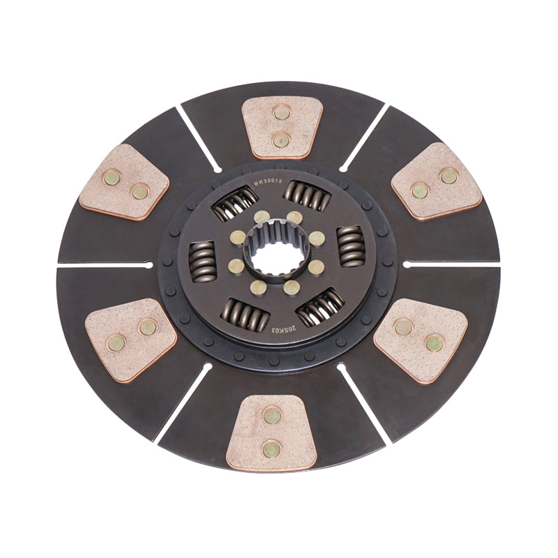 Complete clutch disc with friction pads and spring, 16 grooves fi 327 D-1010 Breckner Germany